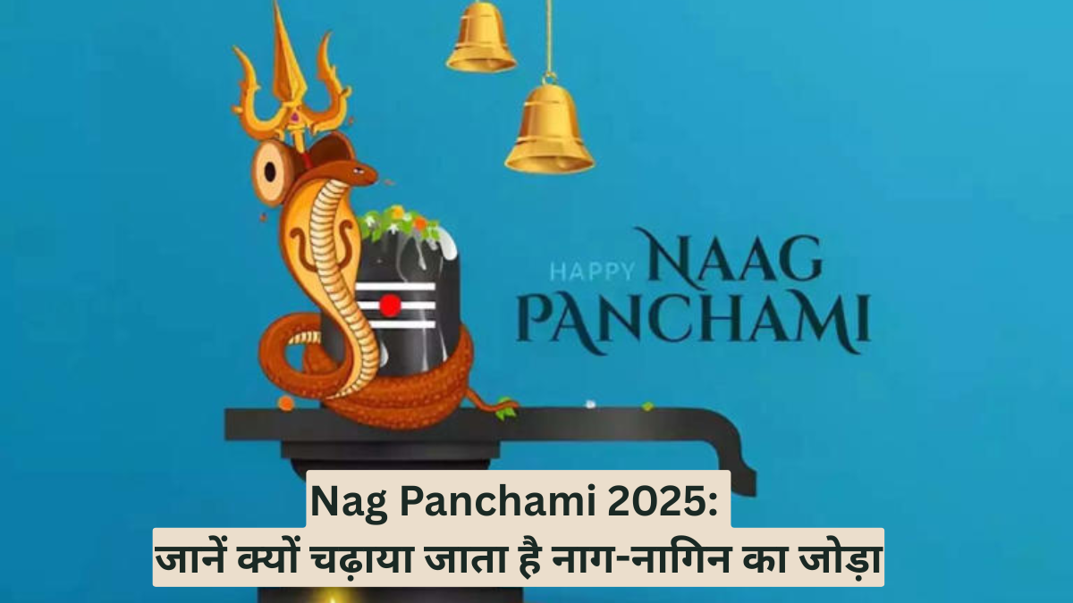Nag Panchami 2025: जानें क्यों चढ़ाया जाता है नाग-नागिन का जोड़ा