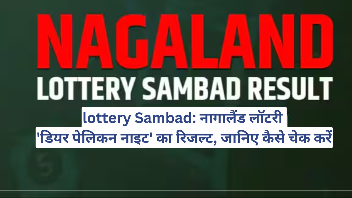 lottery Sambad: नागालैंड लॉटरी 'डियर पेलिकन नाइट' का रिजल्ट, जानिए कैसे चेक करें