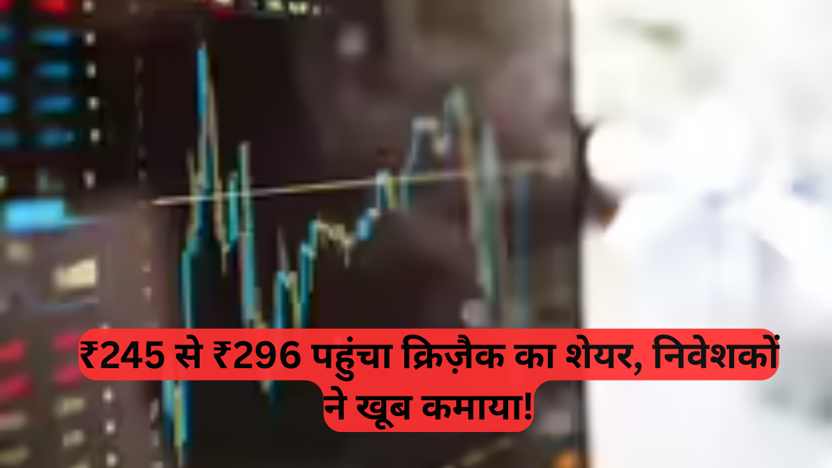 Share Listing: ₹245 से ₹296 पहुंचा क्रिज़ैक का शेयर, निवेशकों ने खूब कमाया