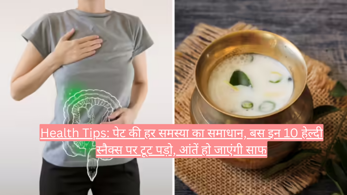 Health Tips: पेट की हर समस्या का समाधान, बस इन 10 हेल्दी स्नैक्स पर टूट पड़ो, आंतें हो जाएंगी साफ