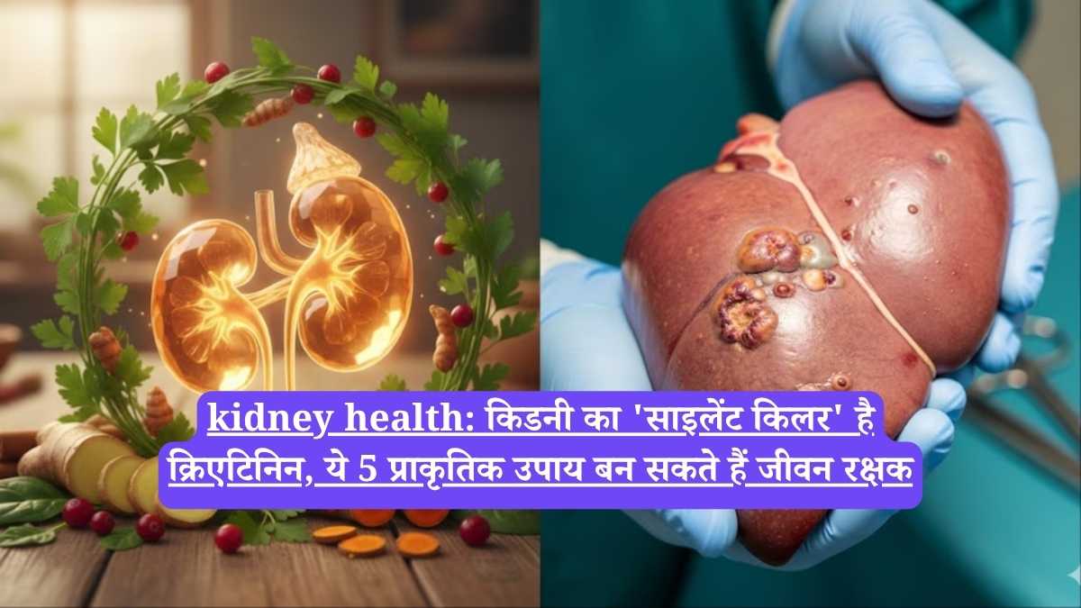 kidney health: किडनी का 'साइलेंट किलर' है क्रिएटिनिन, ये 5 प्राकृतिक उपाय बन सकते हैं जीवन रक्षक